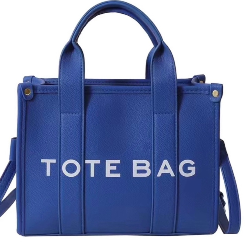 Square Tote/ Crossbody! Vegan Leather, New, Unbranded